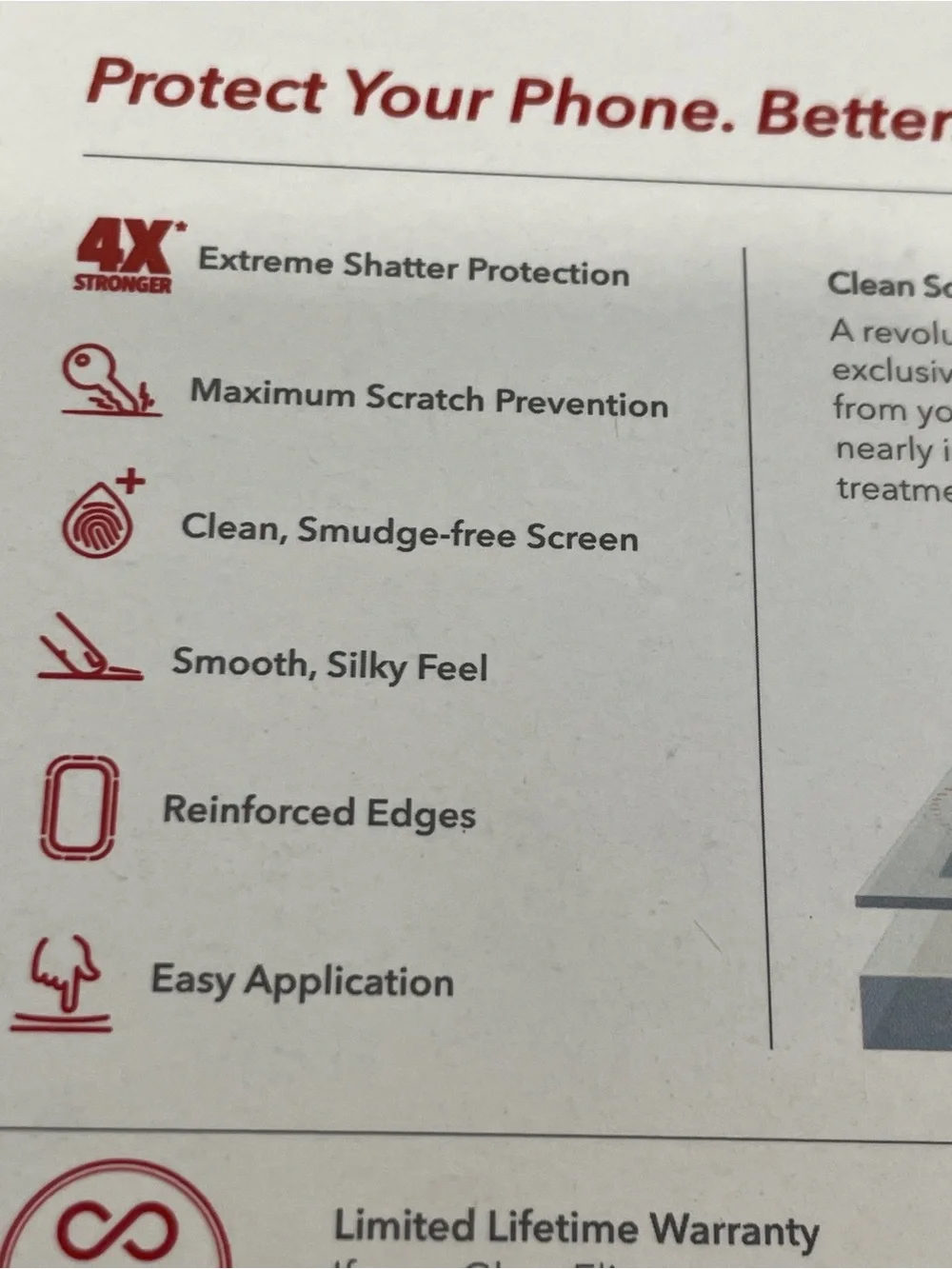 ZAGG Glass Elite Tempered Glass Screen Protector for iPhone 11 Pro / Xs / X
